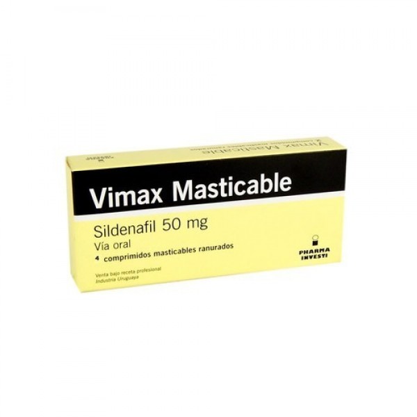 Vimax 50 Mg Y 100 Mg Masticables Sildenafil Roemmers Botica Delivery